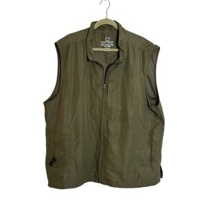 SCOTTeVEST RFID Travel Vest Men's Size XXXL Olive Green Multiple Pockets TEC